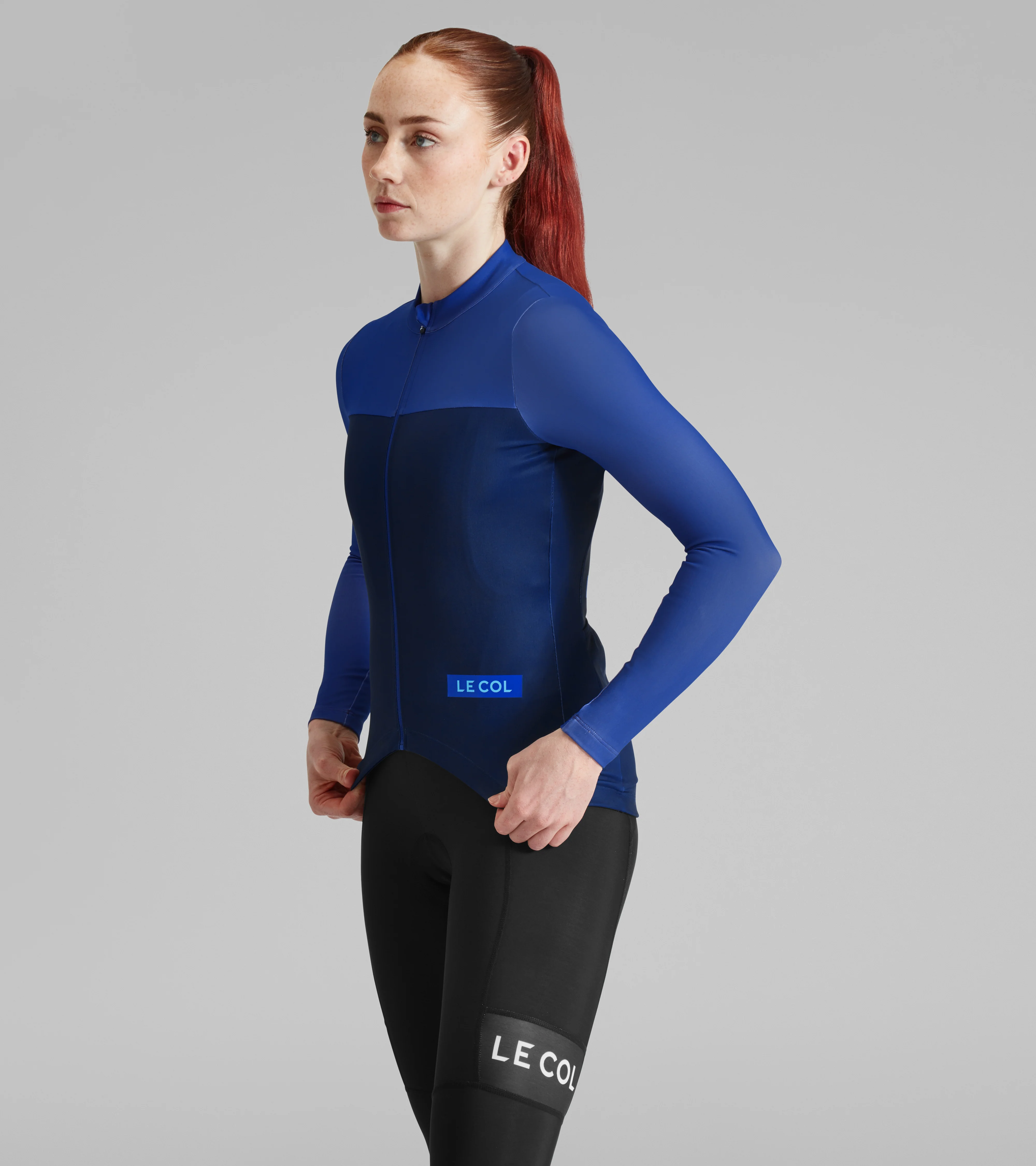 Womens Sport Long Sleeve Block Jersey - Image 3