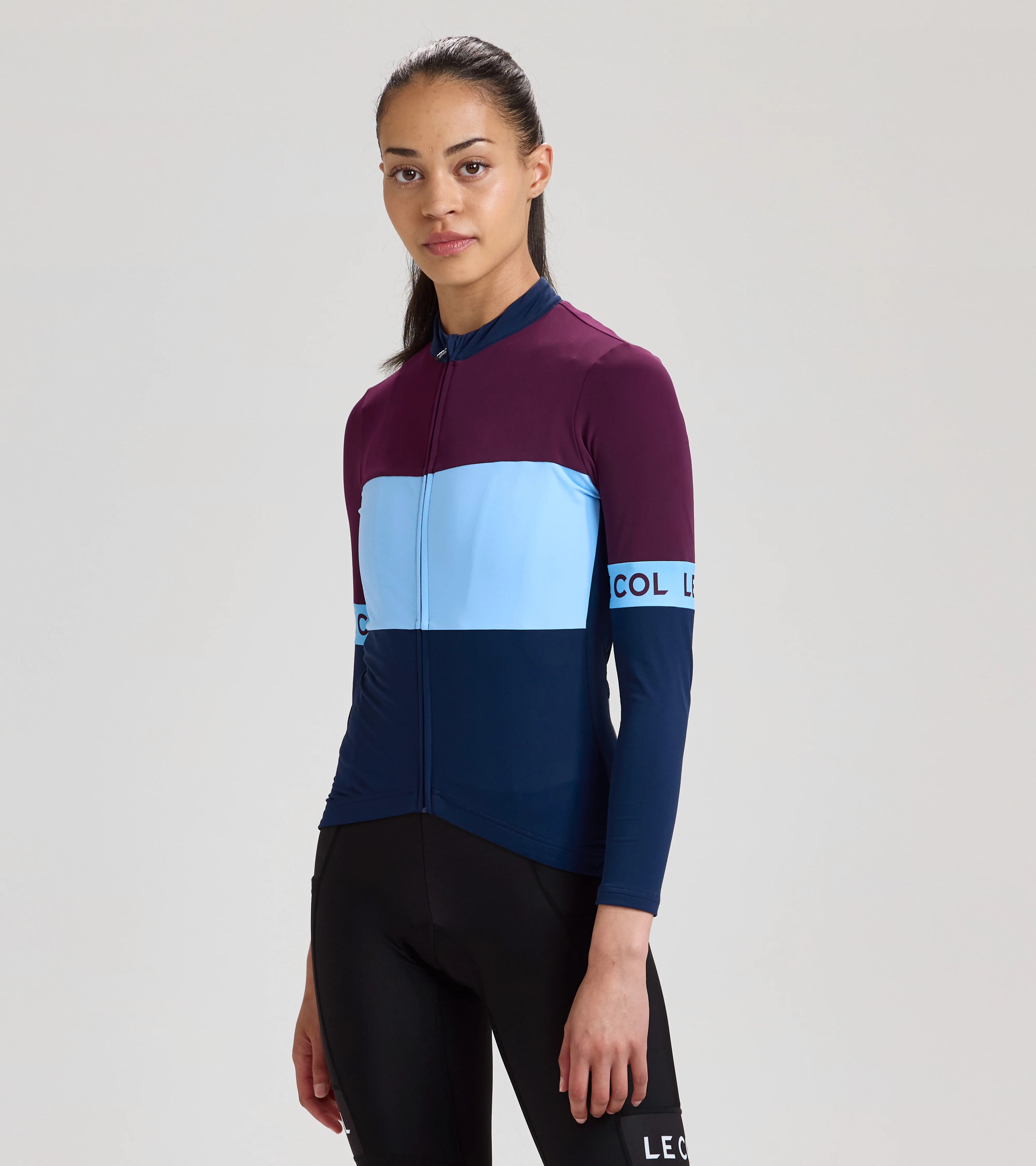 Womens Sport Tricolour Long Sleeve Jersey - Image 10