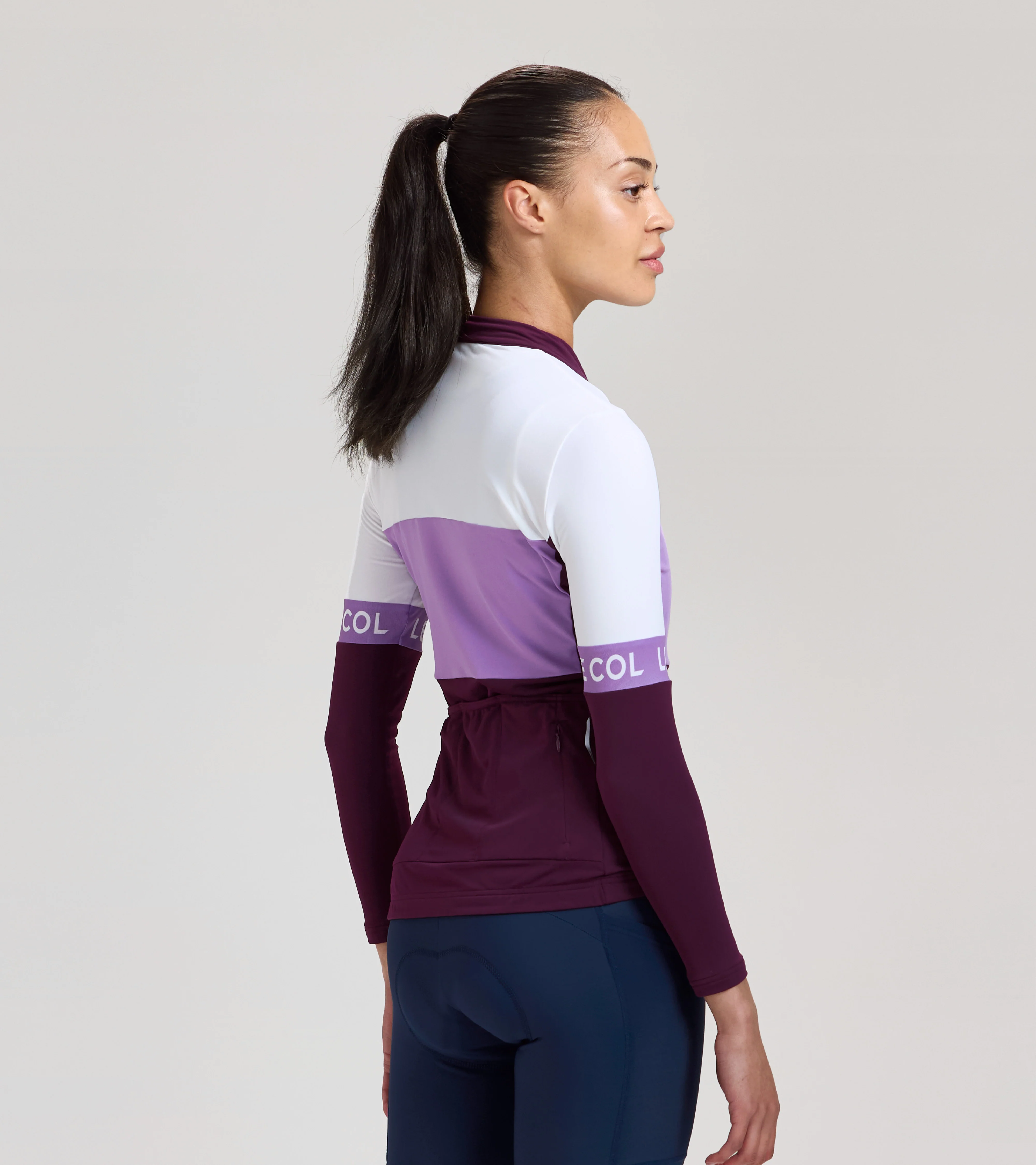 Womens Sport Tricolour Long Sleeve Jersey - Image 4
