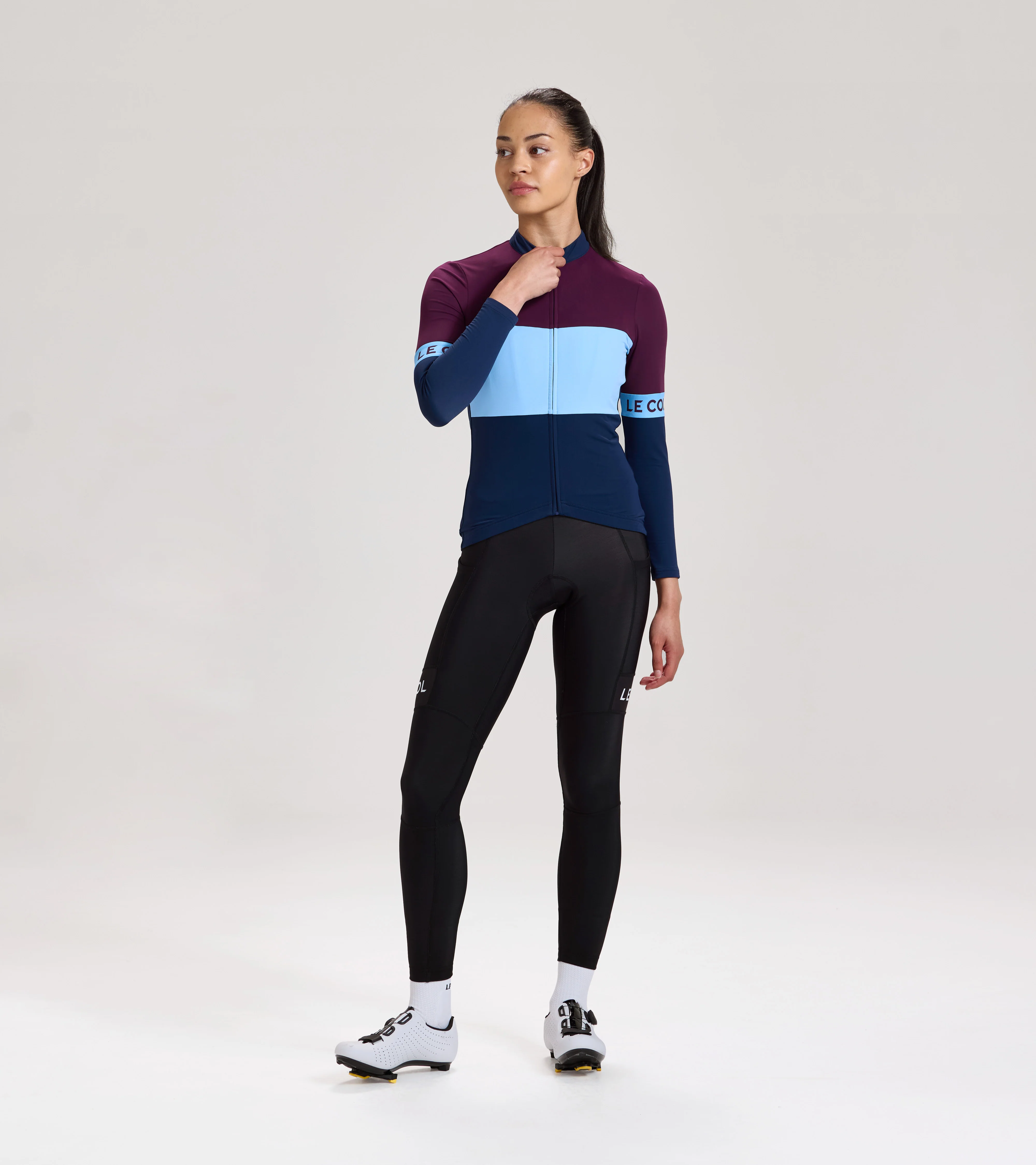 Womens Sport Tricolour Long Sleeve Jersey - Image 9